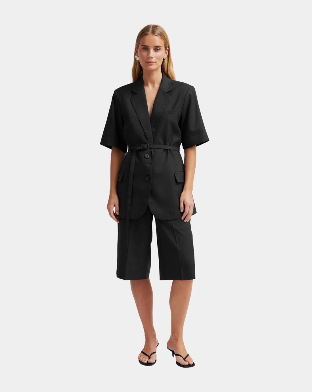 Second Female Sharo Long Shorts Black
