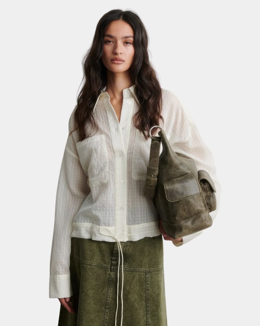 Second Female Valaia Shirt Egret Blouse

