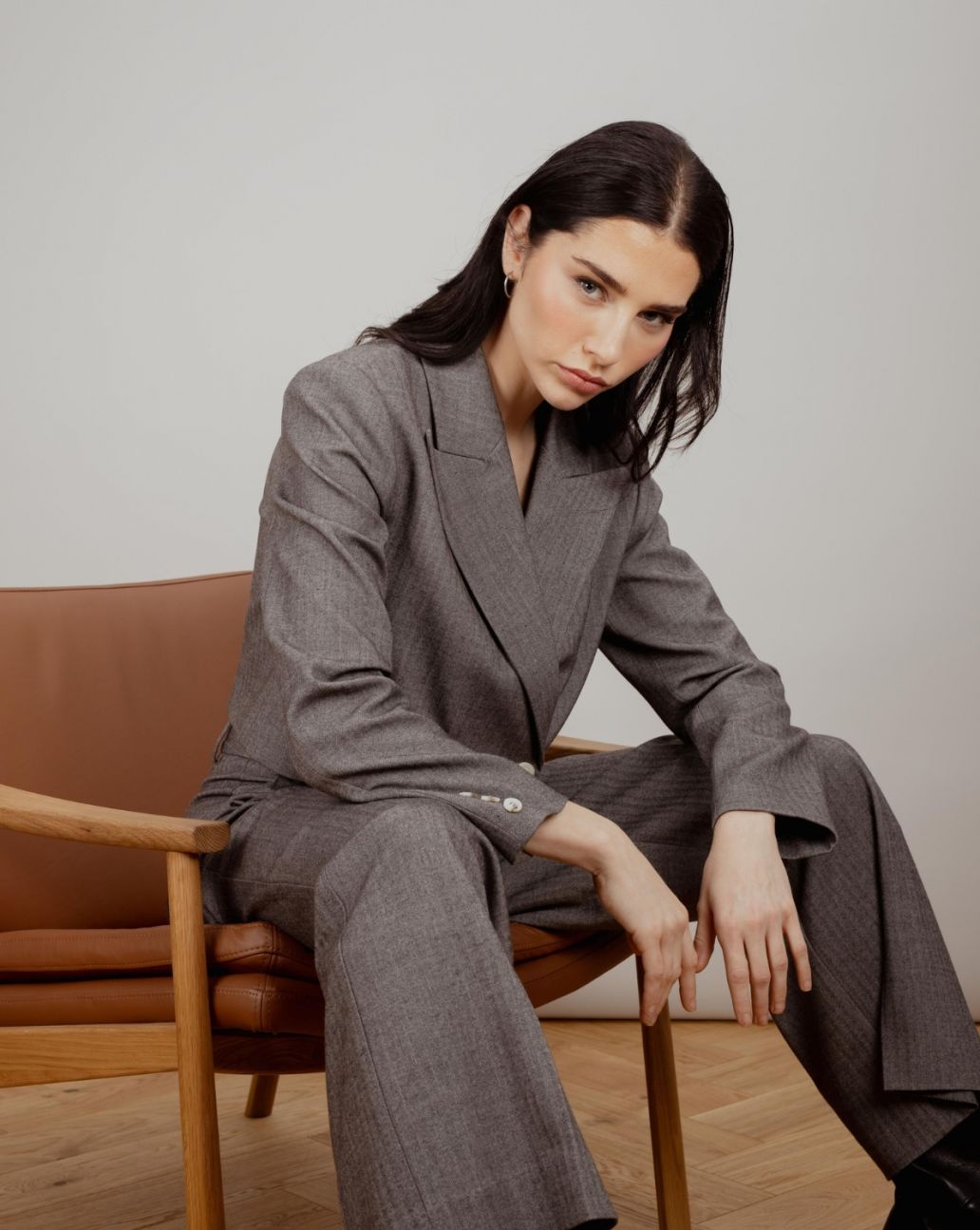 Urban Pioneers Hermina Blazer Dark Grey