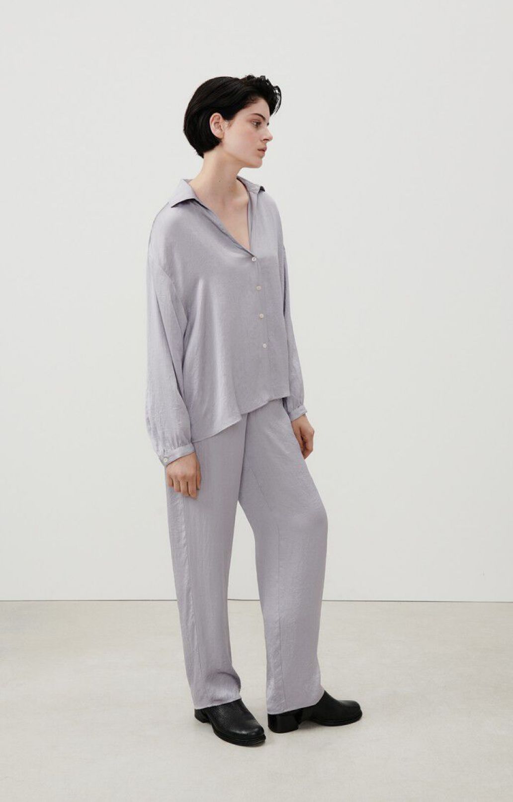 American Vintage Pantalon WID10 Lila