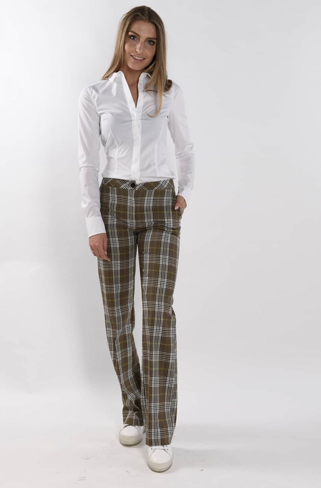 Patrizia Pepe Chequered Pants