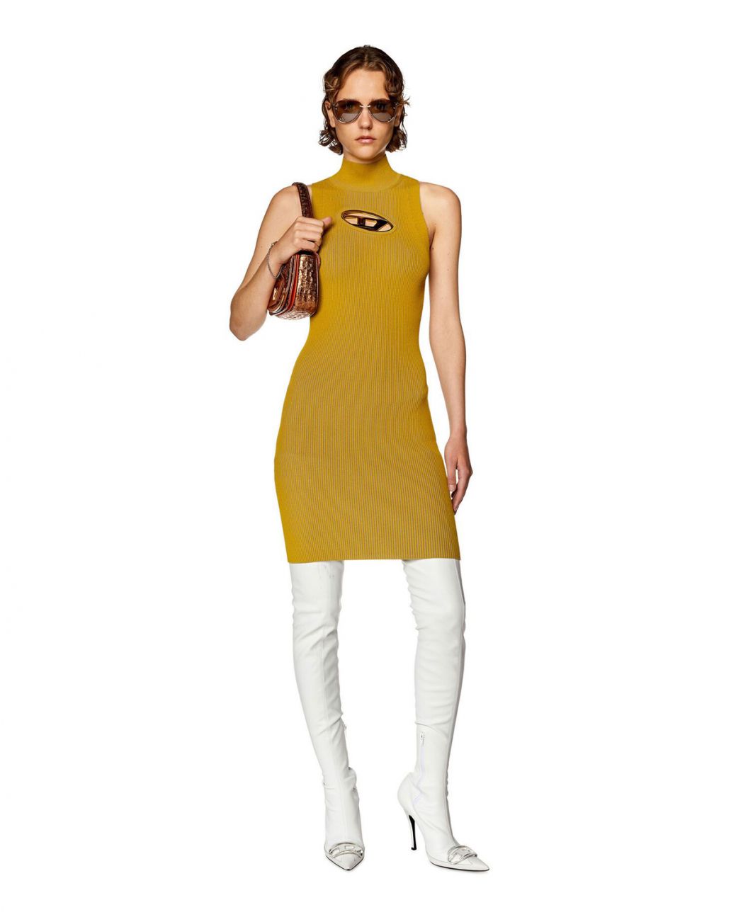 Diesel Jurk M-Onerva Yellow