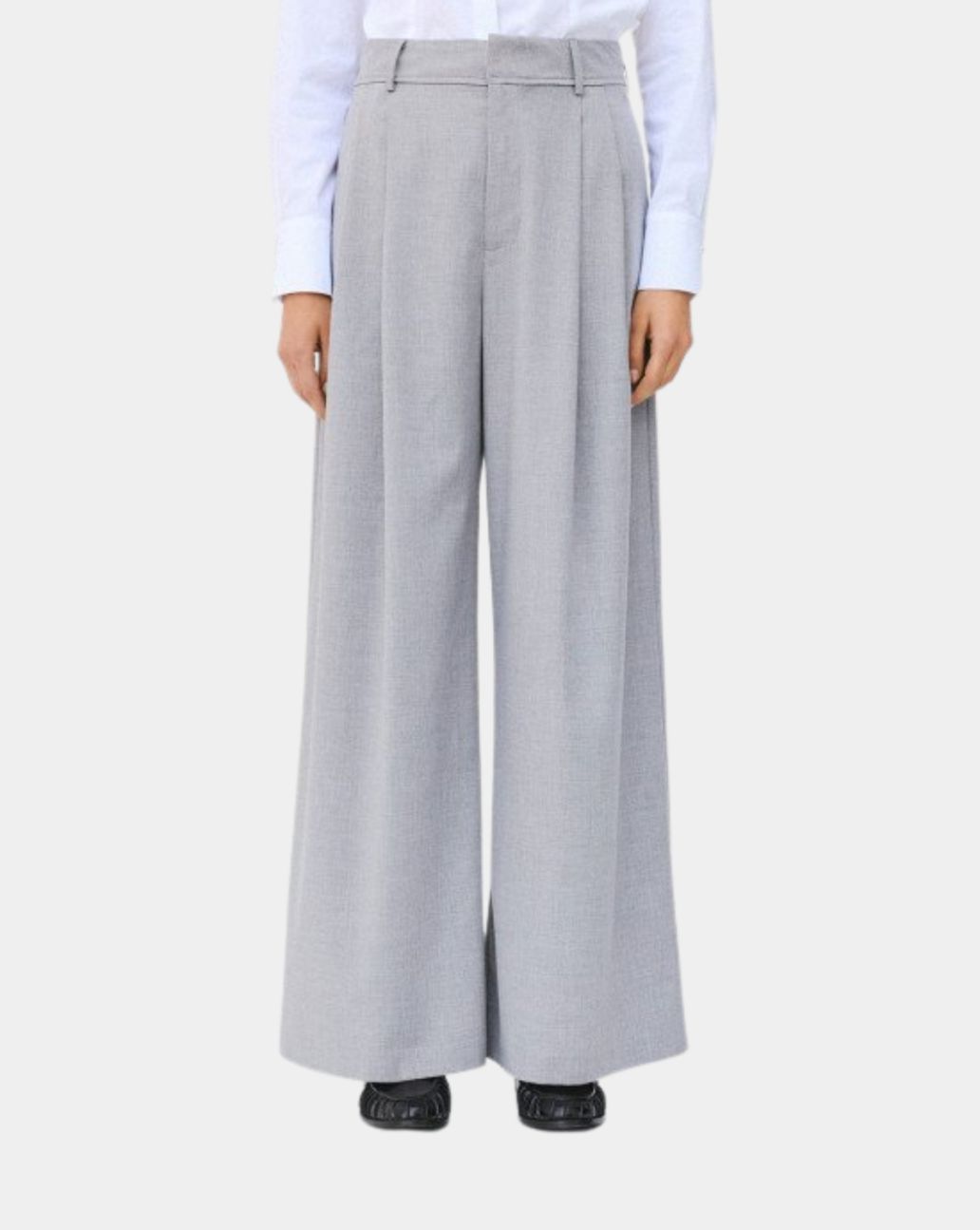Access High Waisted Pants Grey Broek
