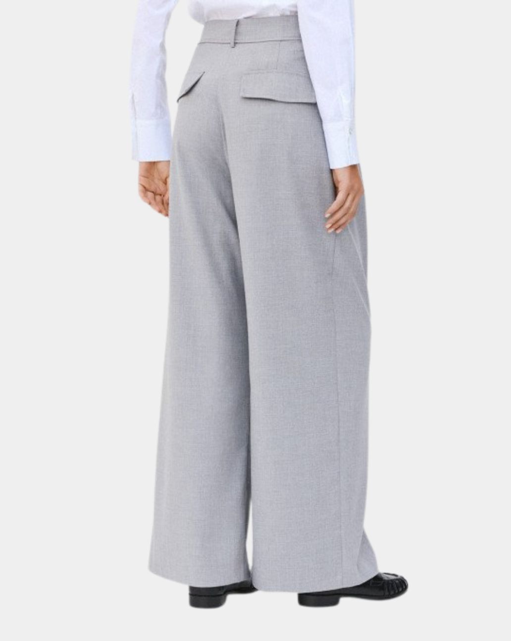 Access High Waisted Pants Grey Broek
