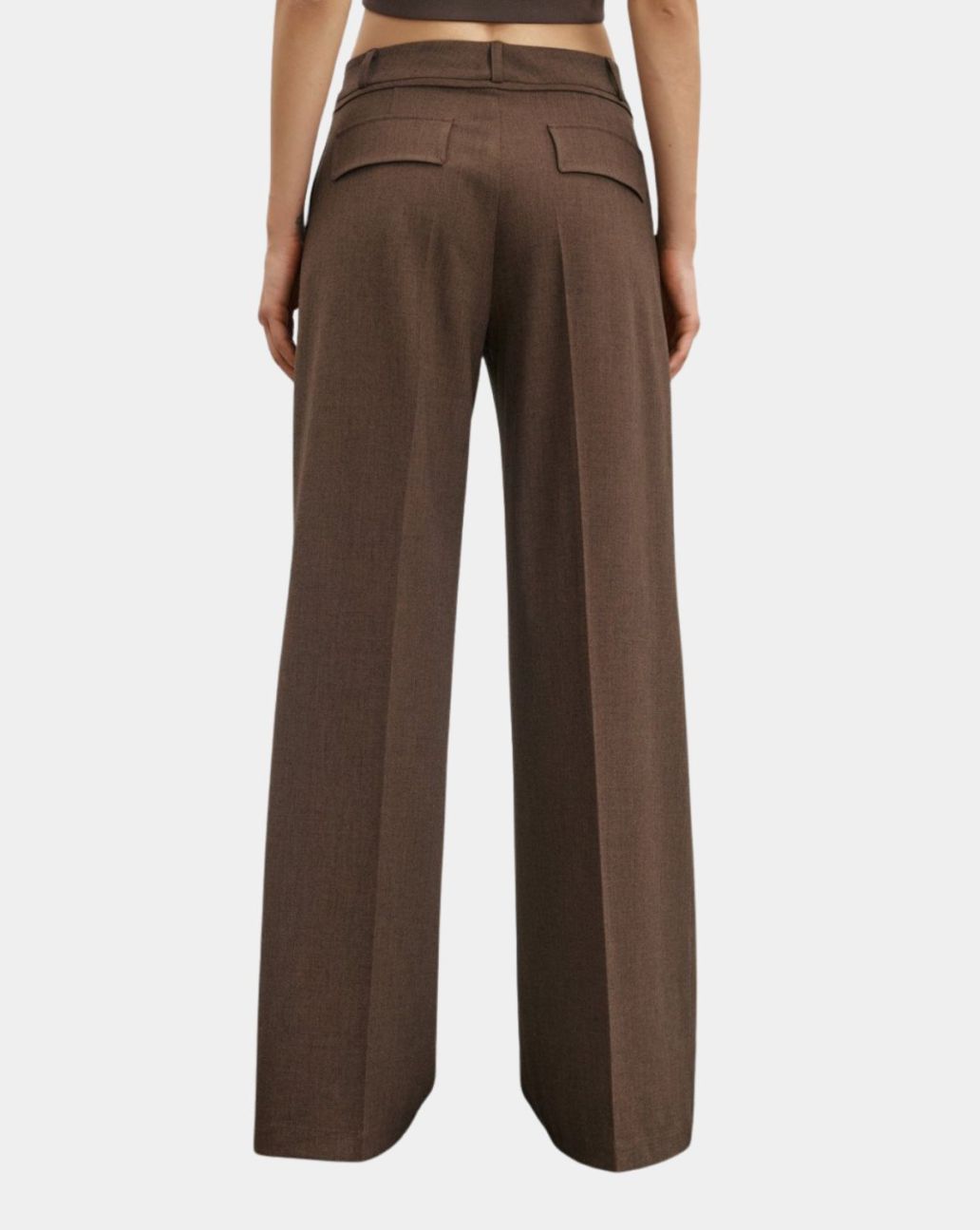 Access High-waisted pants Latte