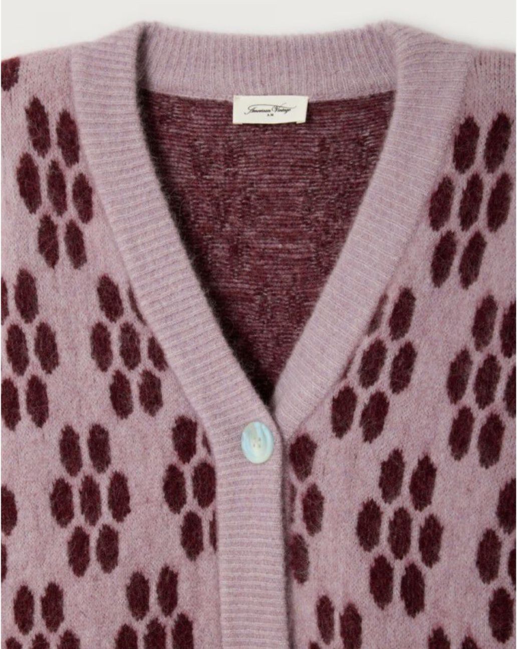 American Vintage Vitow Cardigan Orso lila