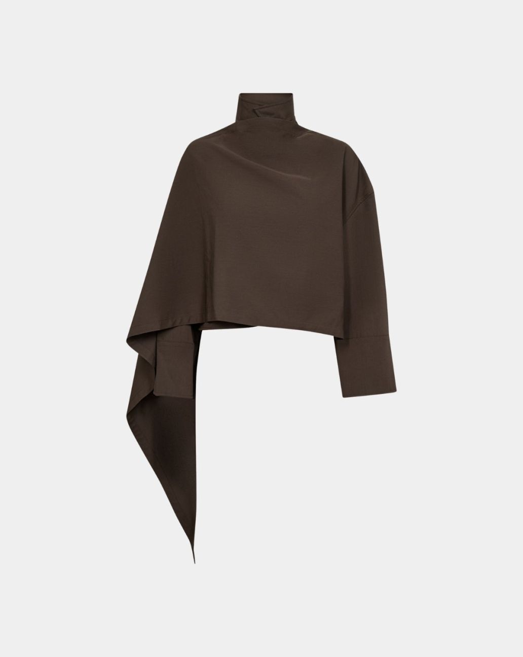 Co'Couture MelvaCC Cape Shirt Brown