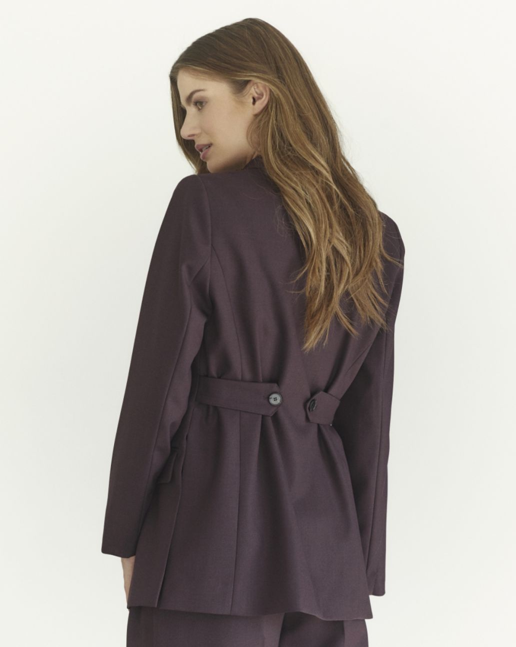 Co'Couture Almira Blazer Plum