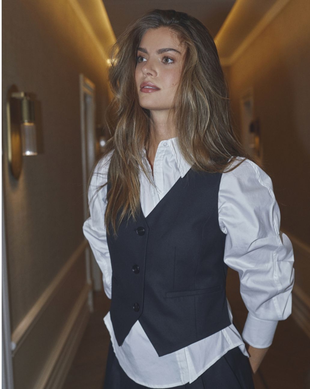 

Co'Couture SibelleCC Open Back Vest Zwart

