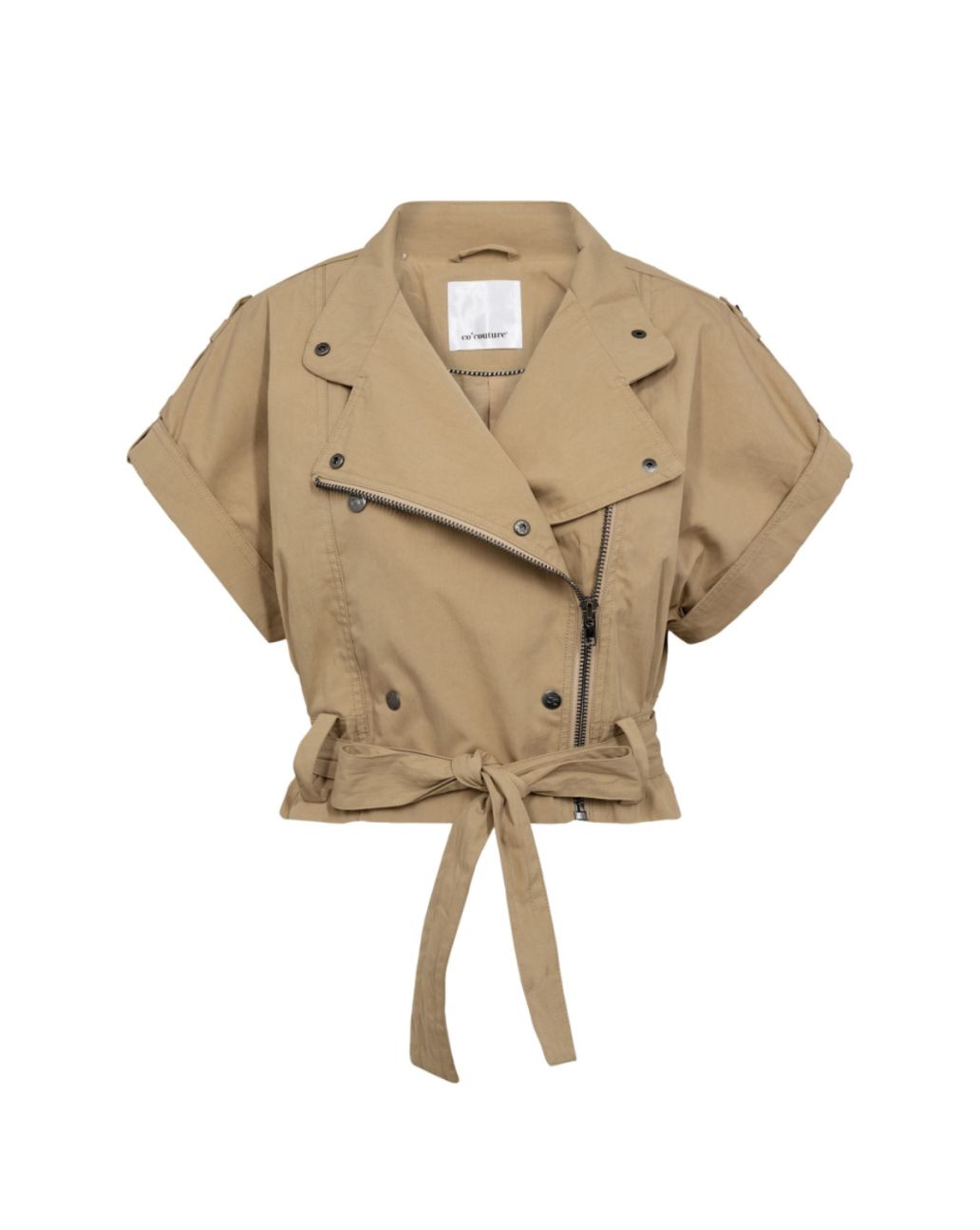 Co'Couture Keshacc Cargo Vest Beige 