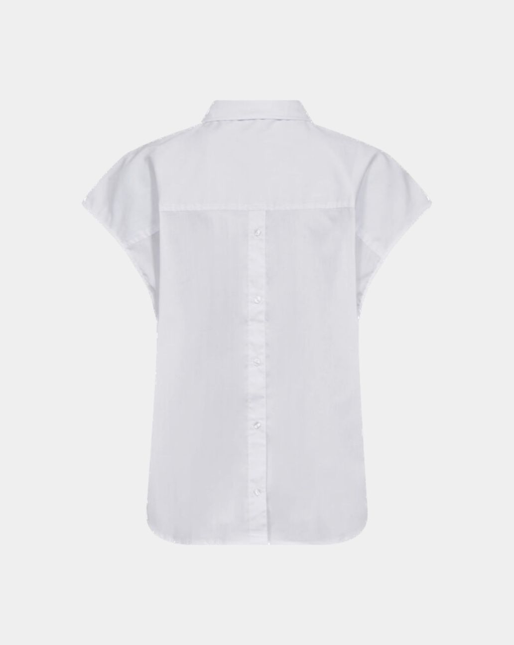 Co'Couture ElaraCC Slit Back SS Shirt Wit