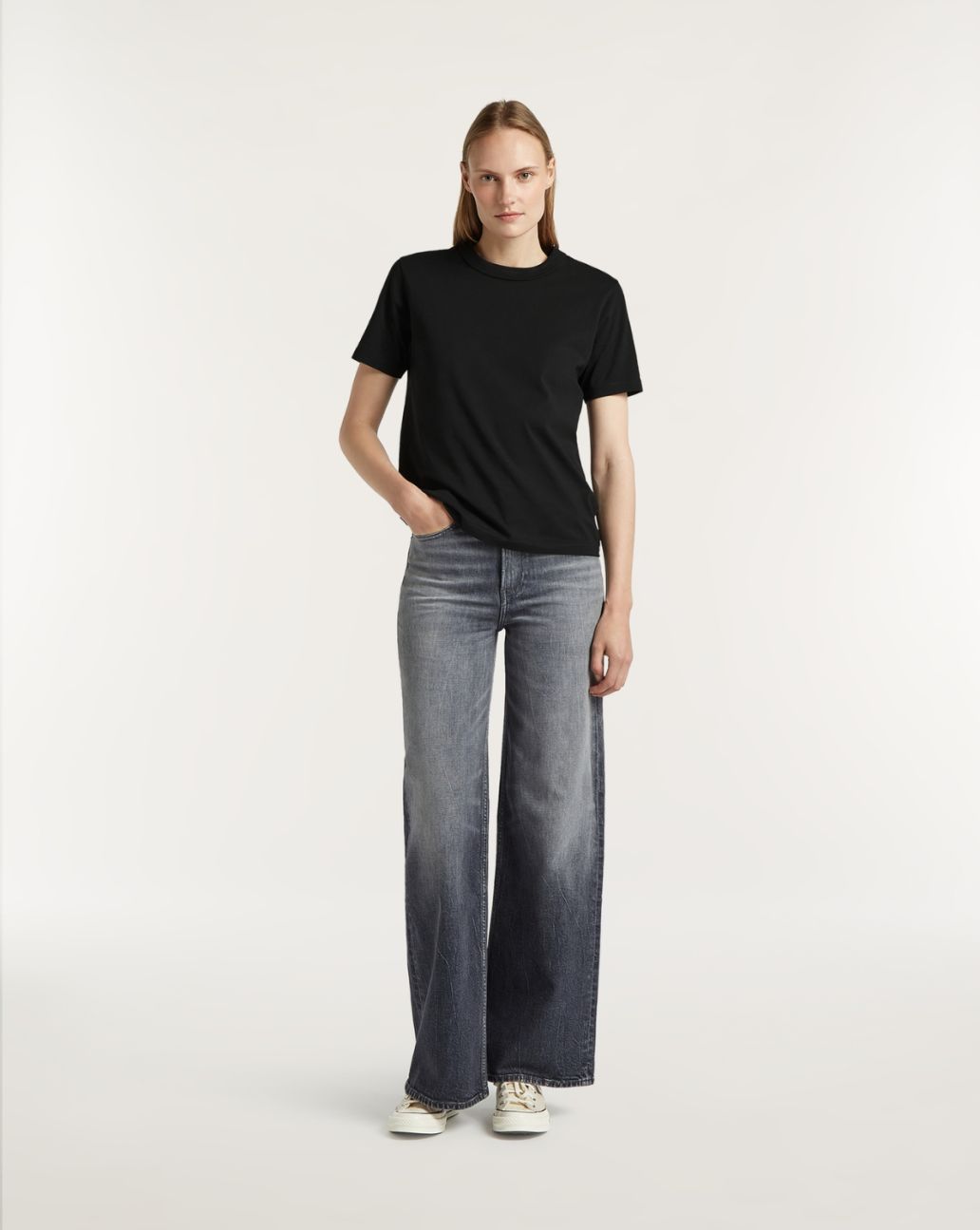 Denham Miku Wide Jeans Grey