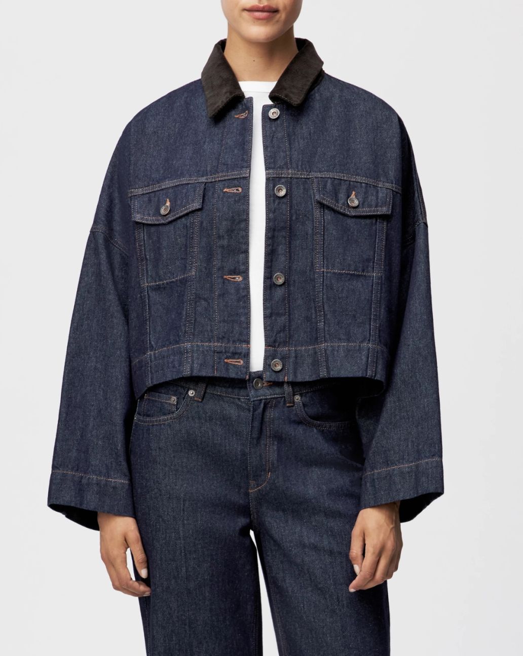 Drykorn Holbrooks Denim Jacket Mid Blue