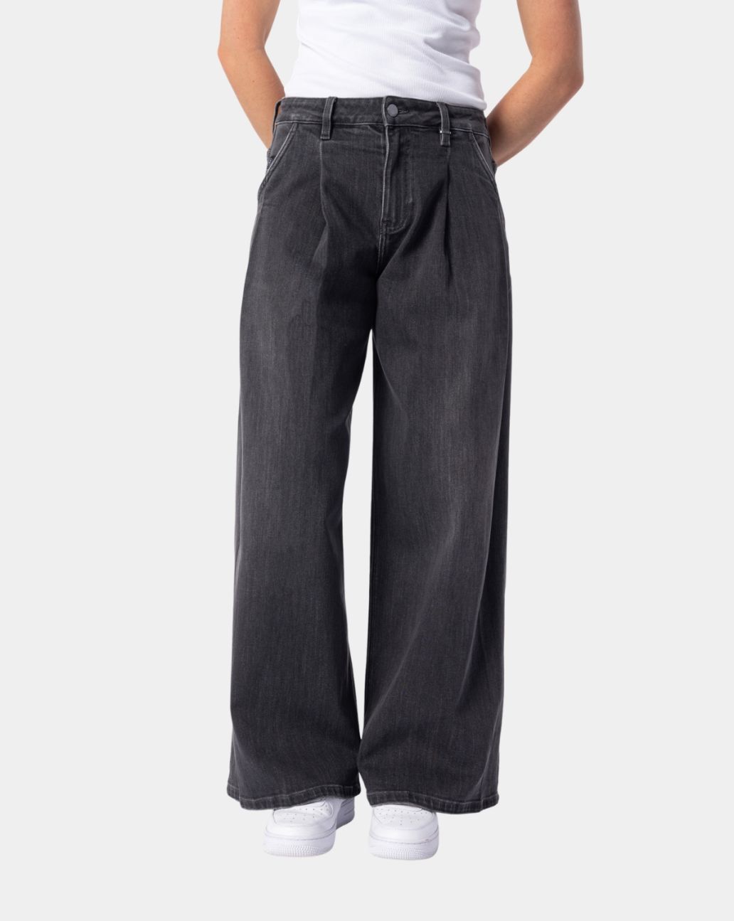 Elias Rumelis Kana Mouse Grey wide leg jeans