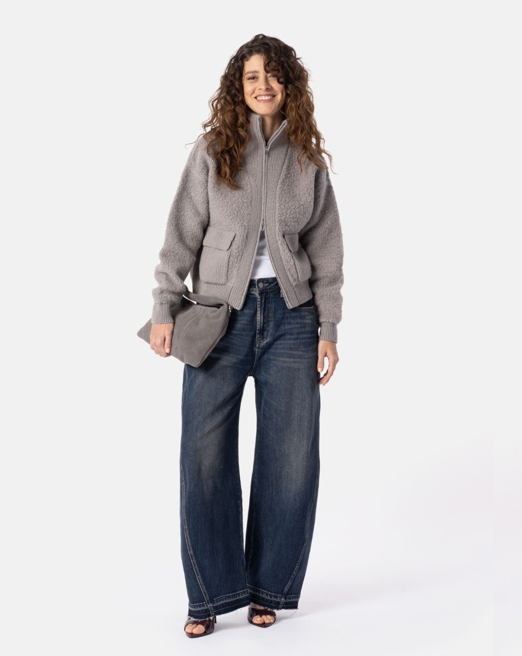 Elias Rumelis Noralie Barbuda Blue barrel jeans
