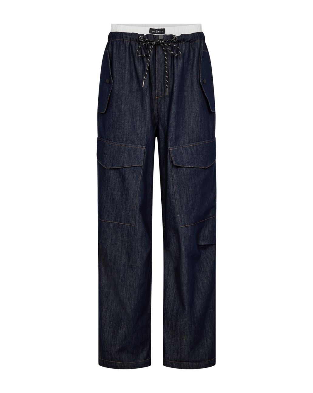 Haute L’amitié Denim Cargo Pull On Trouser 