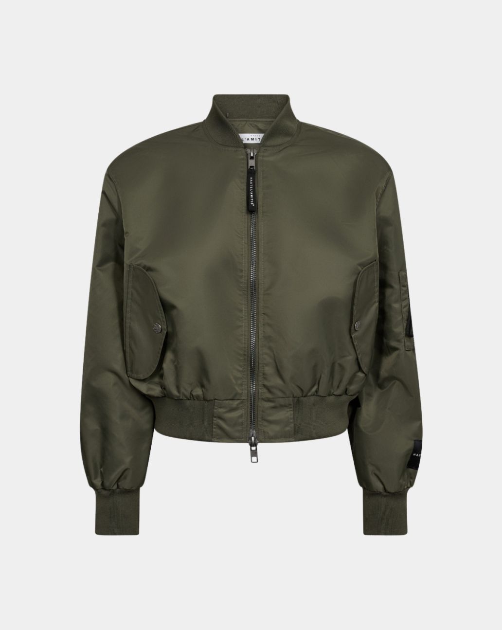 Haute L'Amitié Sally Crop Bomber Army