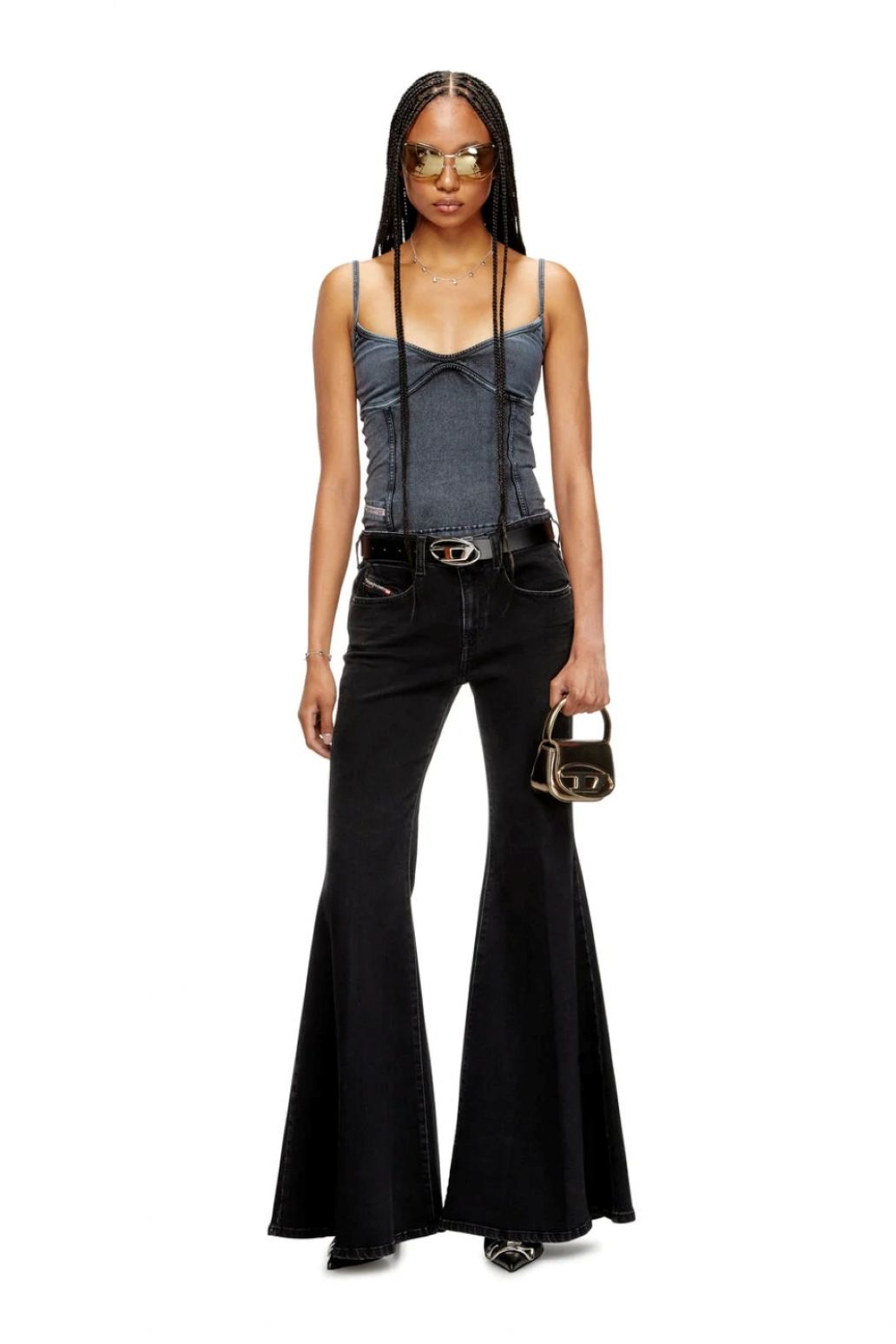 flare jeans 1970 D-Bleess 09m69