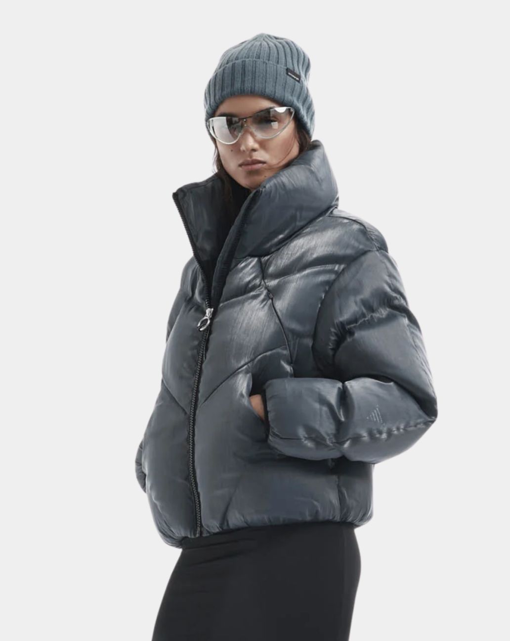 Krakatau NEBULA Short Puffer Jacket Urban Slate 