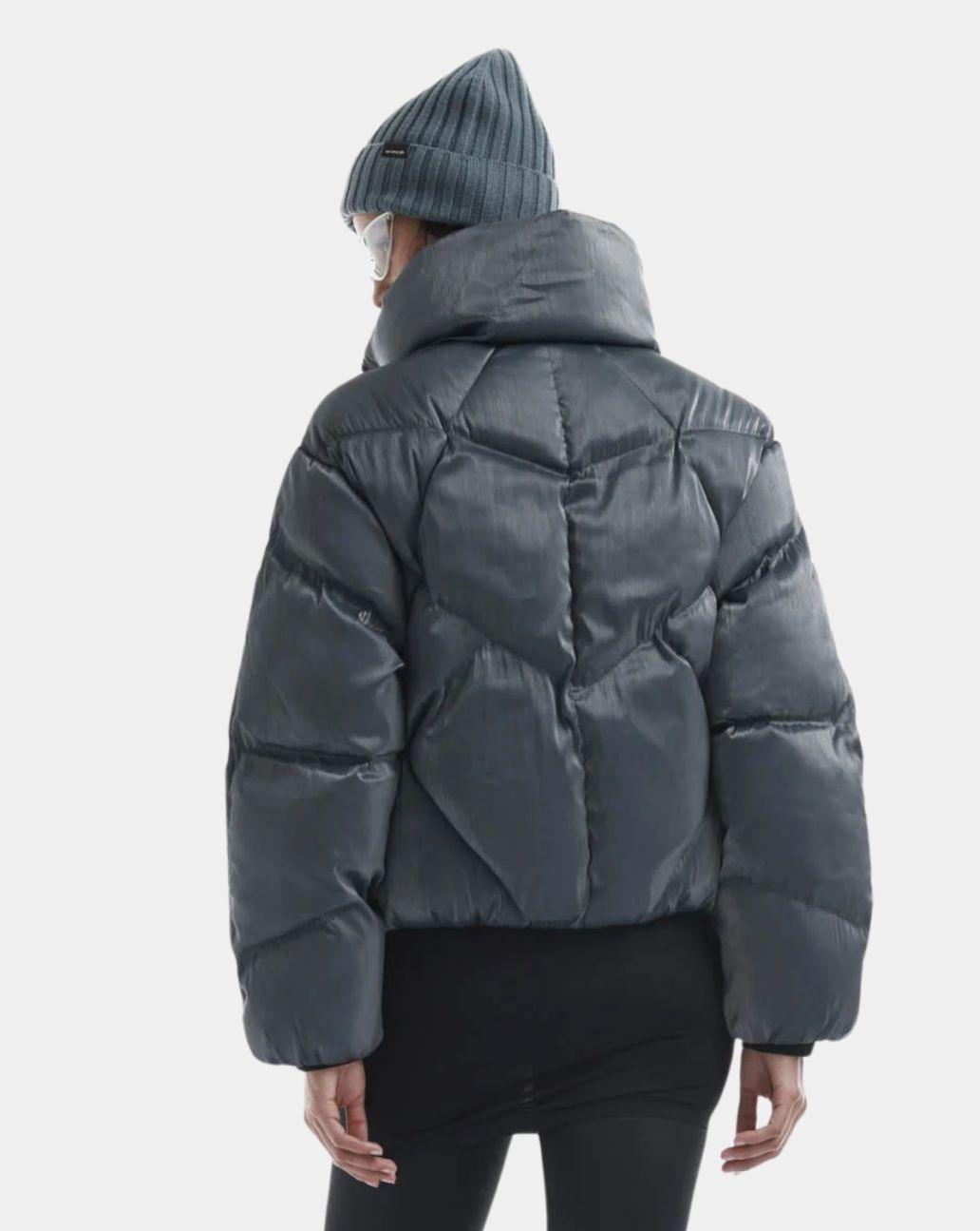 Krakatau NEBULA Short Puffer Jacket Urban Slate 