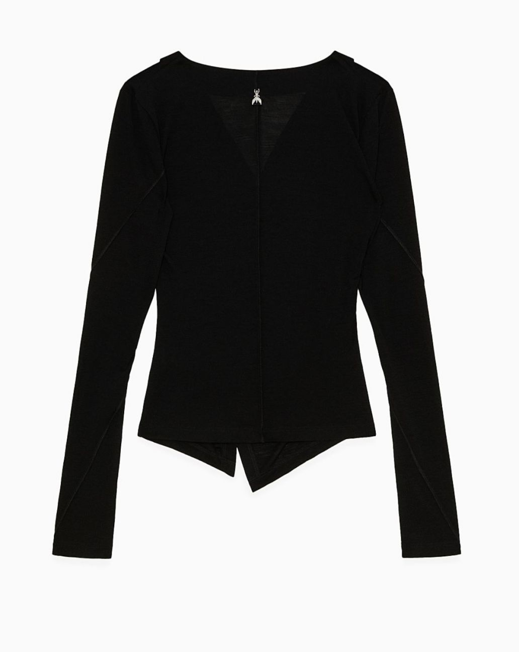 Patrizia Pepe Cardigan Asimmetrico Zwart