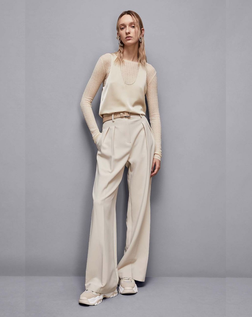 Patrizia Pepe Pinces Trouser 8P0669 A533 Beige