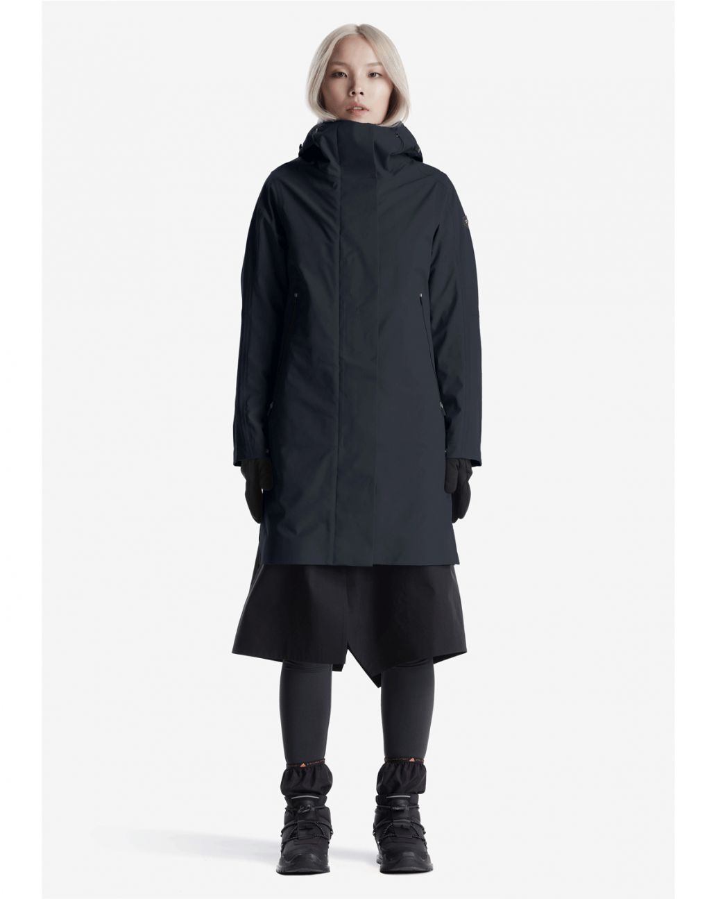 Krakatau Liner Parka Qw427  black