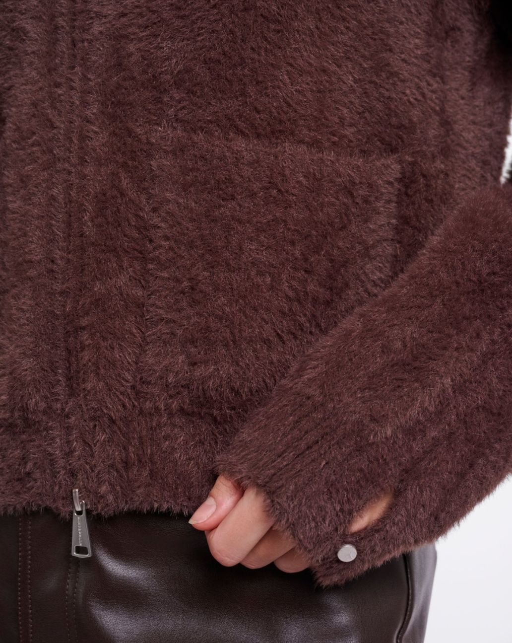 Rino & Pelle Bento Cardigan Coffee Roast Vest
