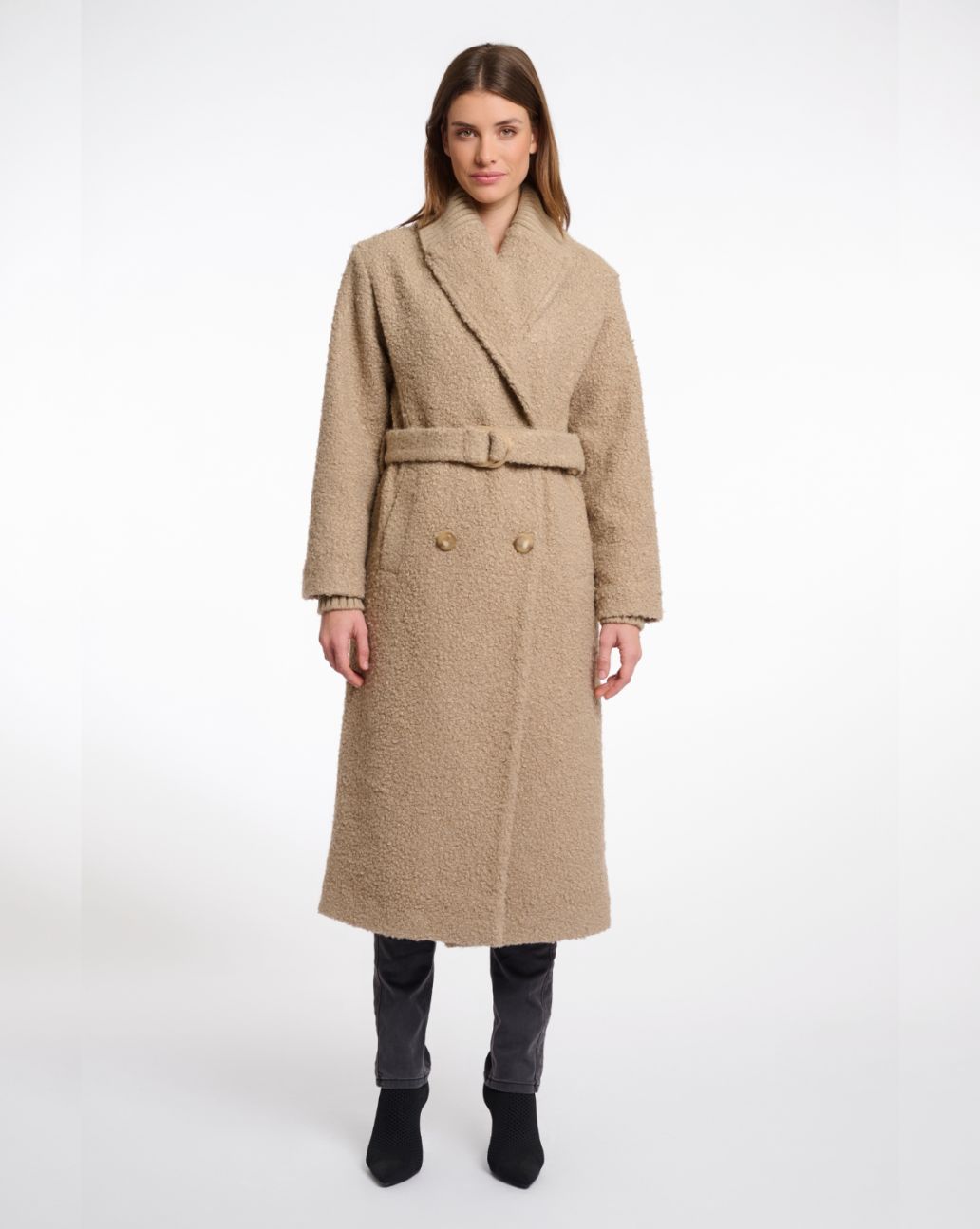 Rino & Pelle Leyla Double Breasted Coat Oat