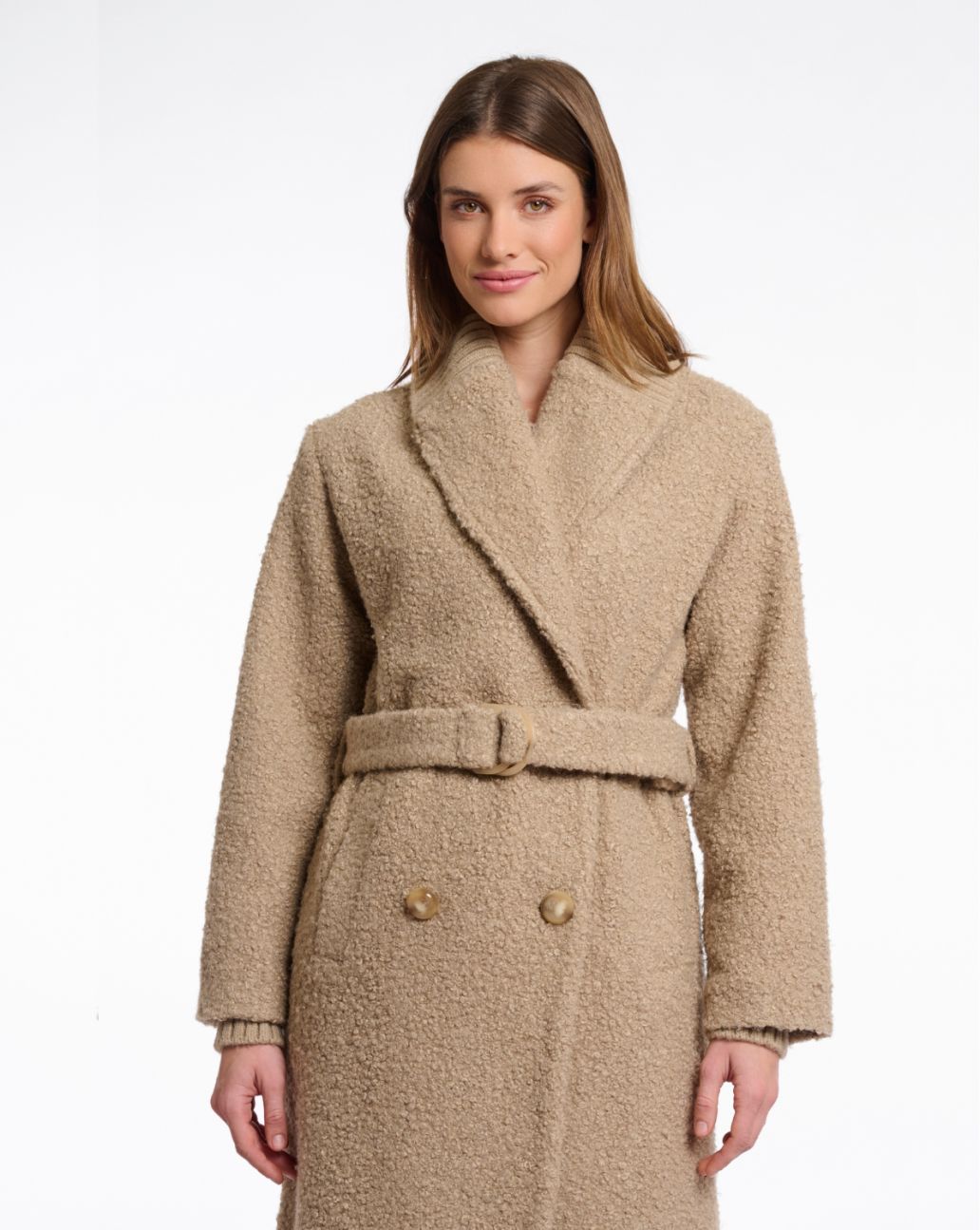 Rino & Pelle Leyla Double Breasted Coat Oat