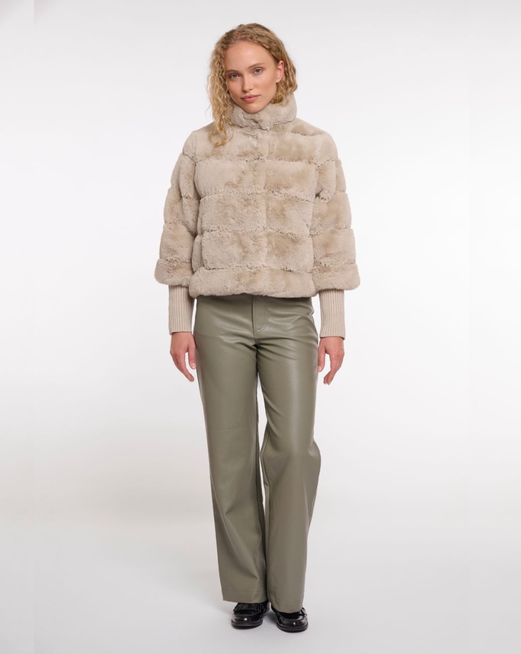 Rino&Pelle Feline Faux Fur Jacket Birch
