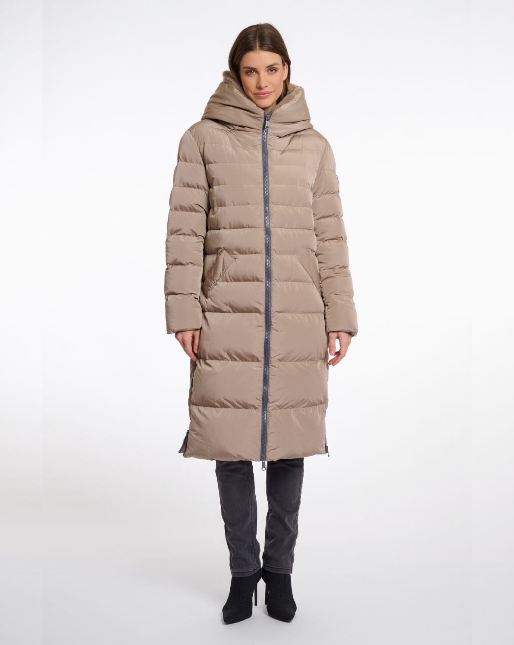 Rino & Pelle Keilafur Long Padded Coat Toffe