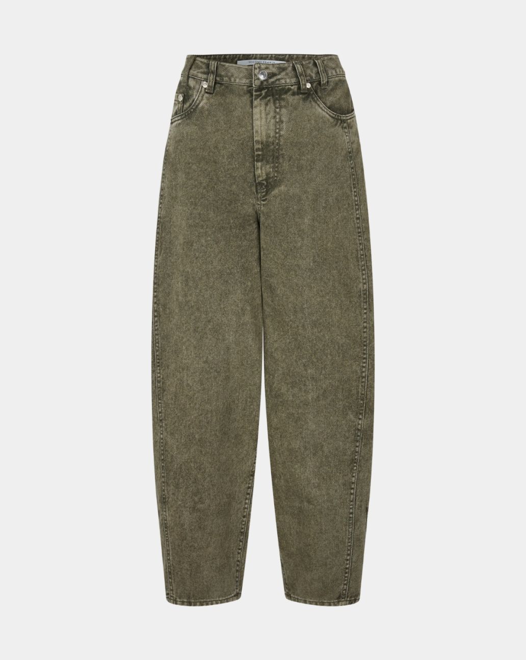 Second Female Jaye Denim Barrel Jeans Green 