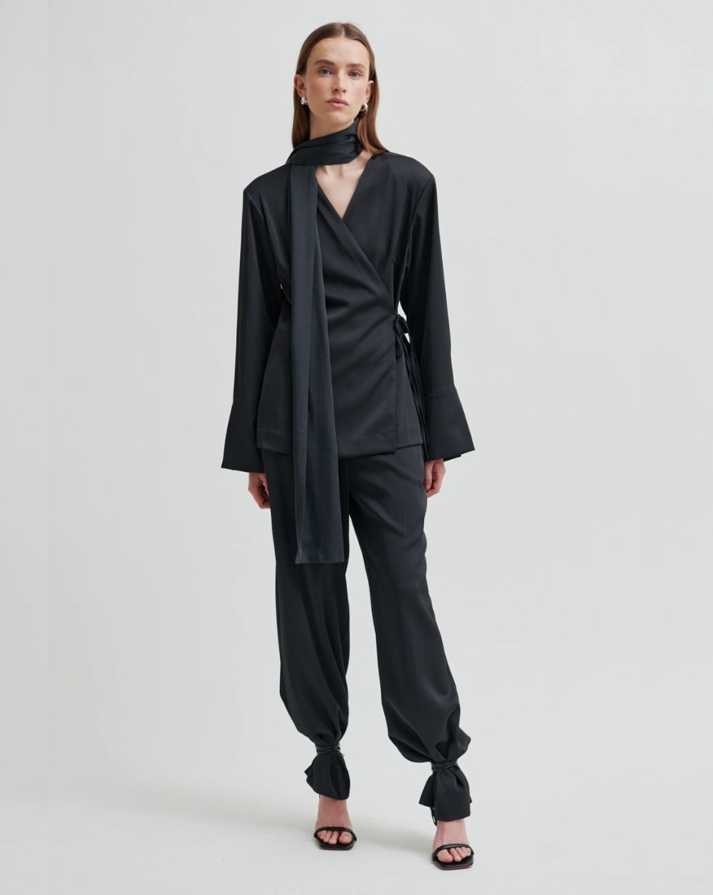 Second Female Glari Trousers Black Sand