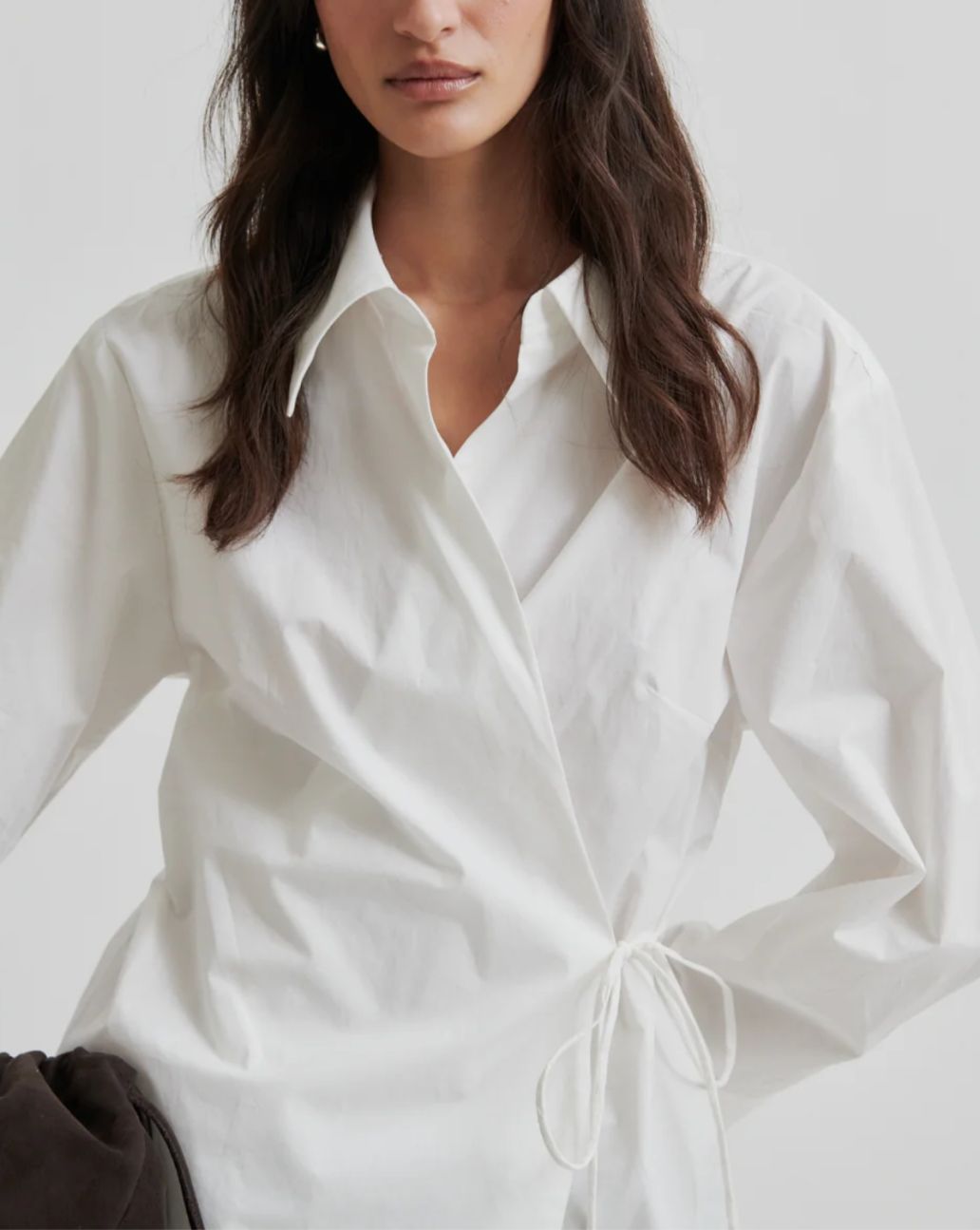 Second Female Noova Wrap Shirt Blouse Wit