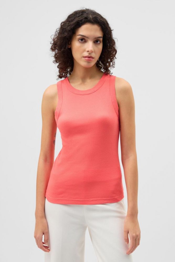 Drykorn Top Olina Coral Orange