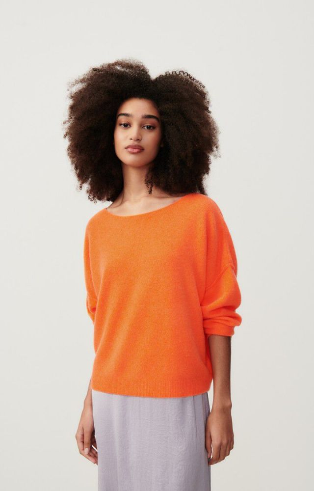 American Vintage Trui Dam225 Fluor Oranje