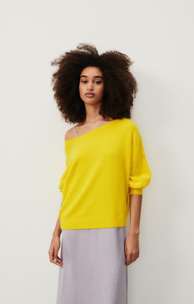American Vintage Trui DAM225 Sunflower
