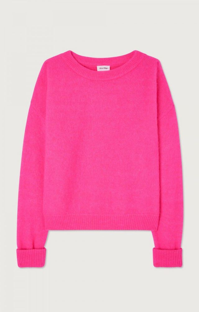American Vintage Trui Neon Roze