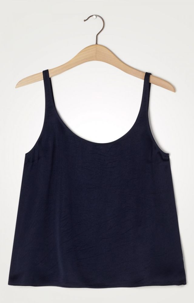 American Vintage Top WID07DH21 Bleu
