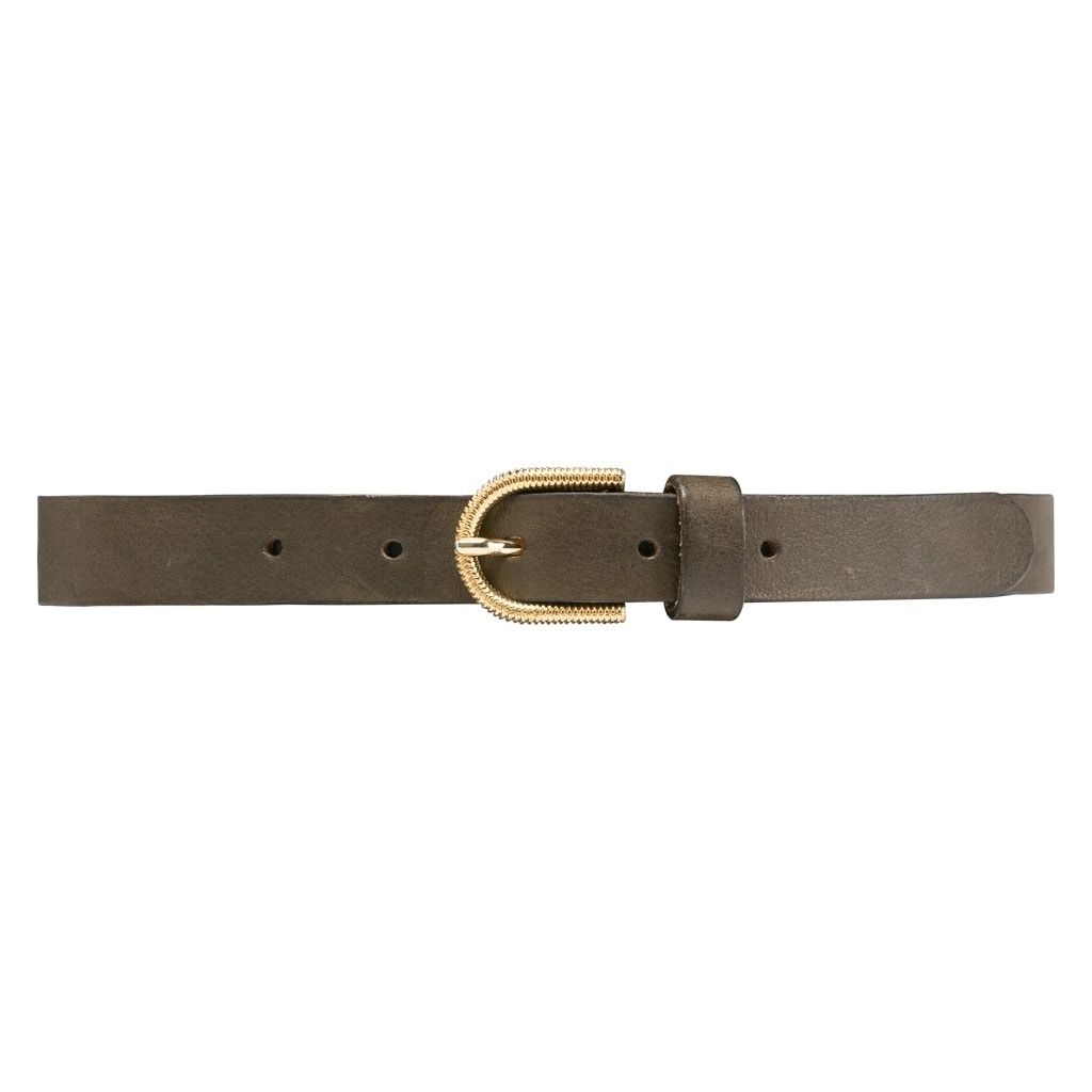 Bezem Dank je Theoretisch Depeche Narrow belt Zwart online kopen bij LDH Moda. 13904-Green