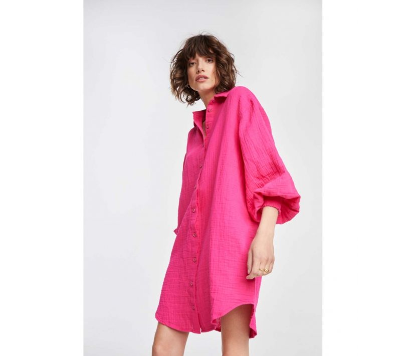 Pink deals blouse dress