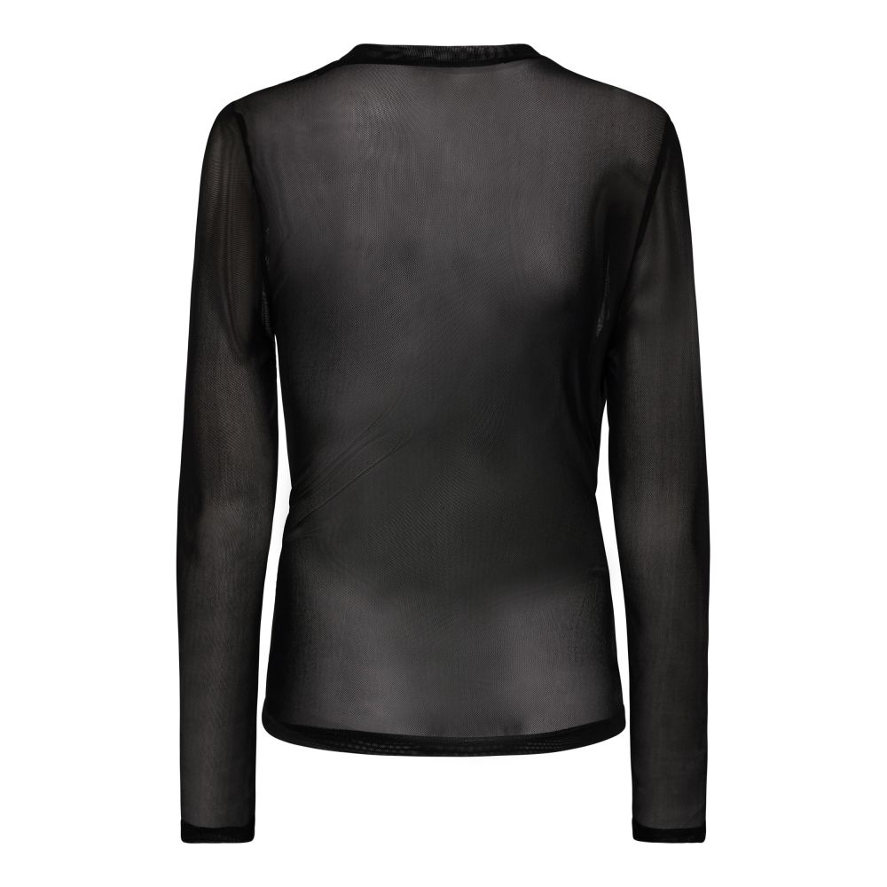 Mesh new arrivals blouse zwart