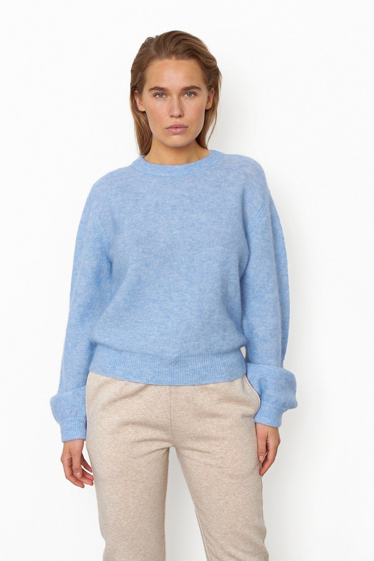 Second Female Knit Reverse Drop online kopen bij Moda. Brook Knit-Bleu