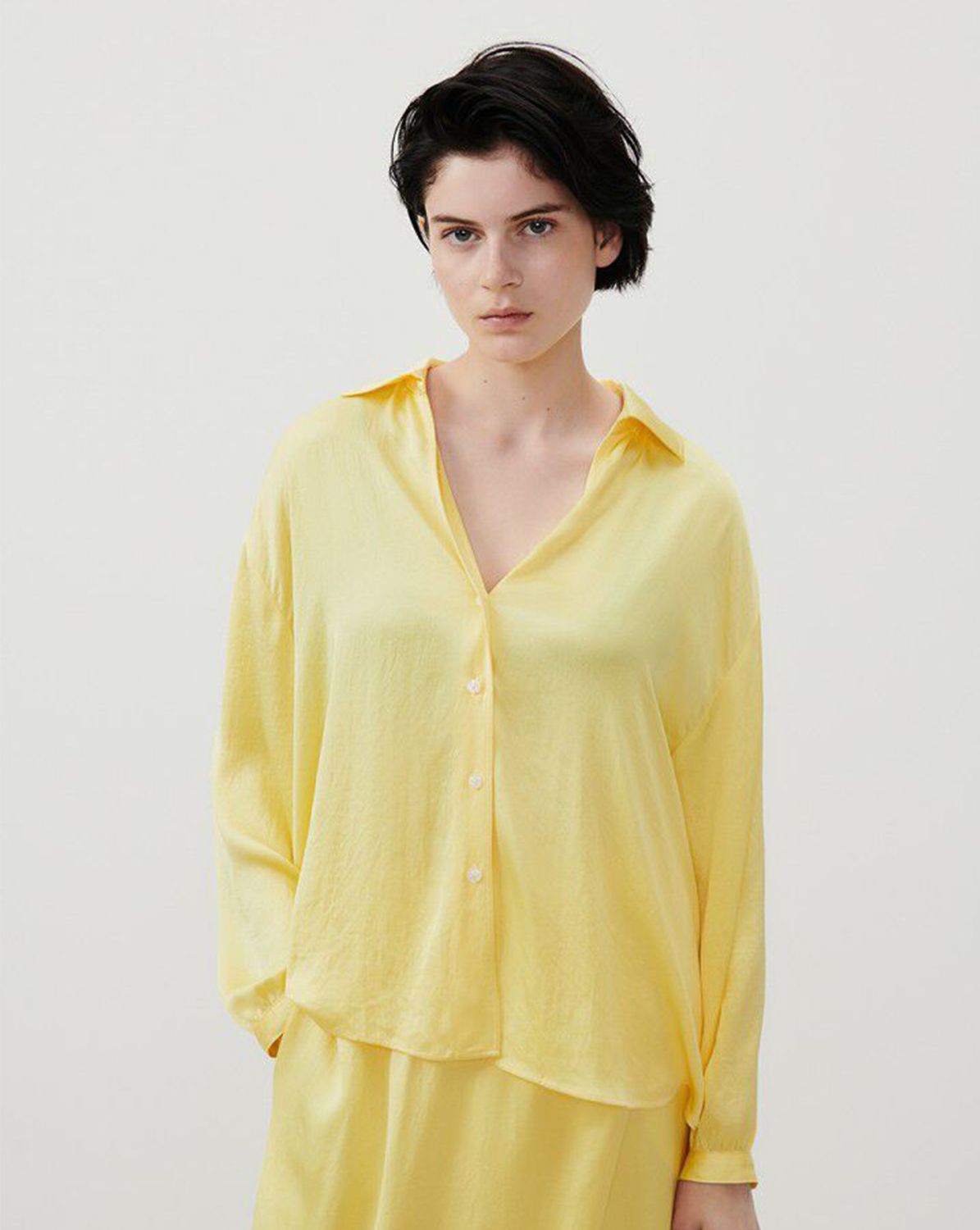 American Vintage Blouse Geel online kopen bij LDH Moda