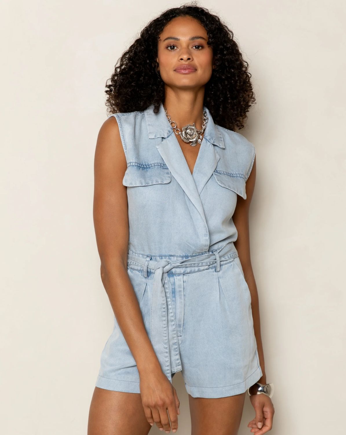 Freebird Yael SI Jumpsuit Lichtblauw online kopen bij LDH Moda
