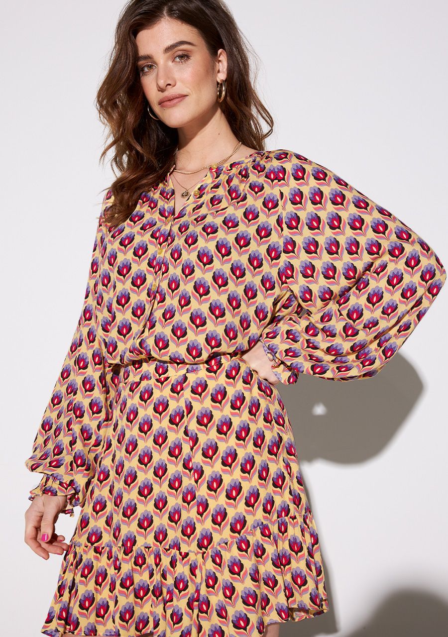 Harper Yve Millie Blouse Banana online kopen bij LDH Moda. Millie LS Banana