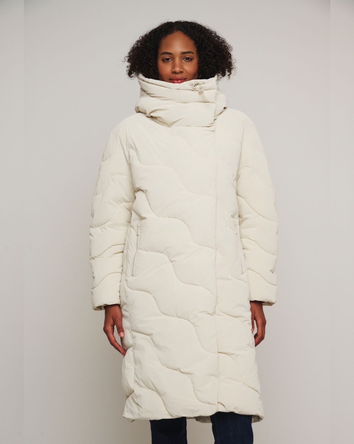 Rino and pelle padded coat cheap