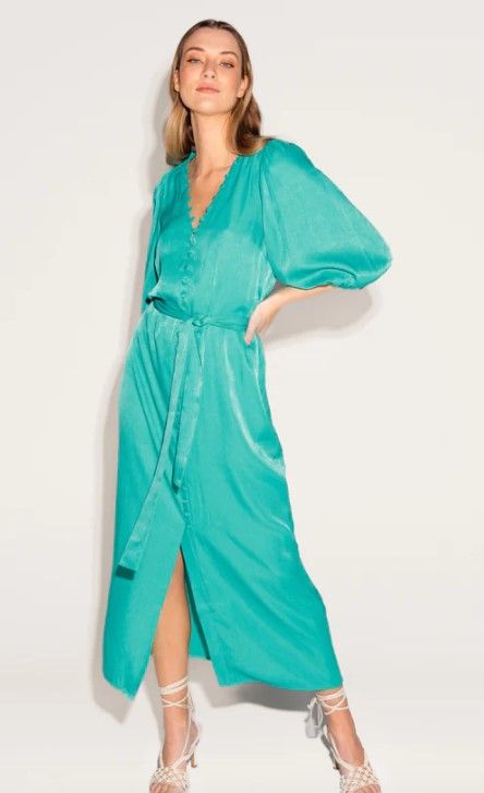 Freebird Leora Dress Green online kopen bij LDH Moda. Leora-Light Green