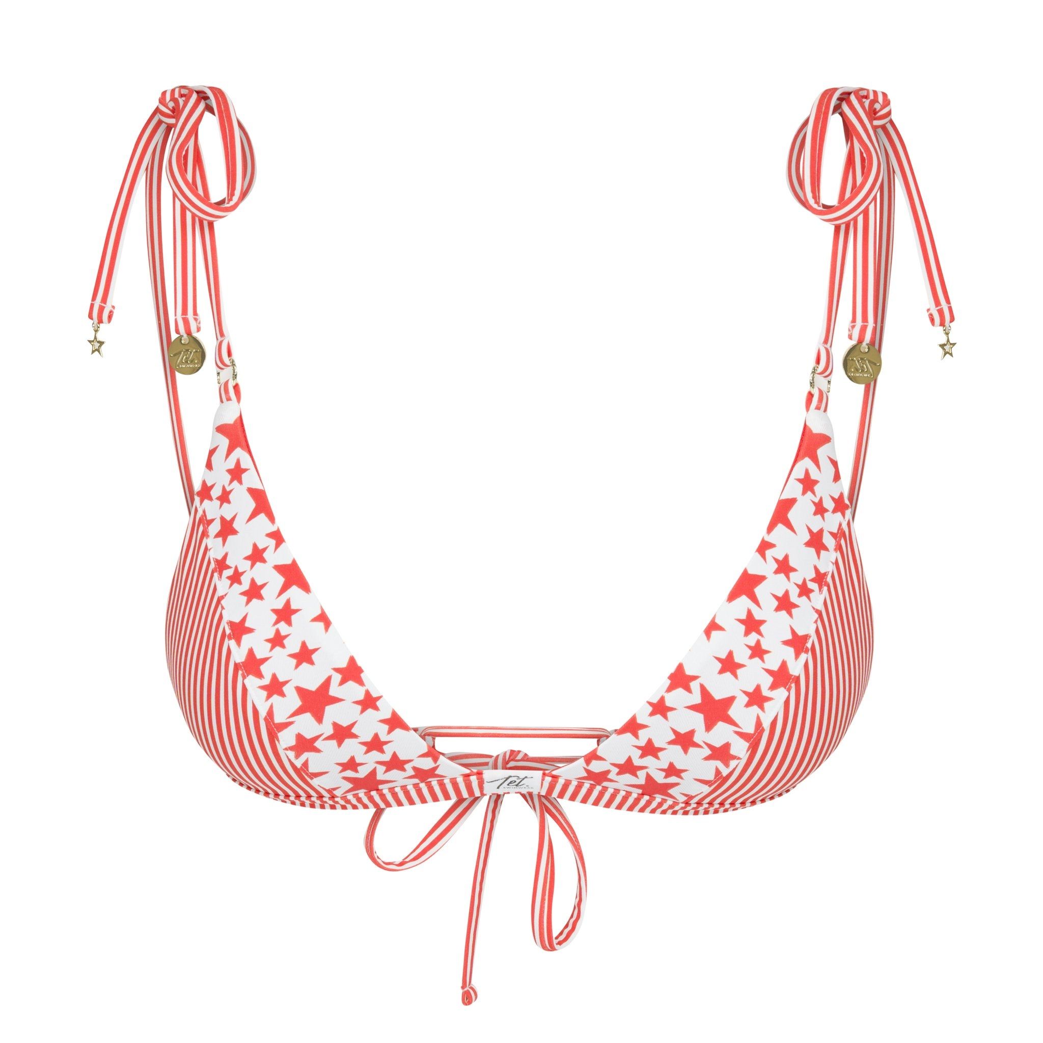 TET swimwear Bikini Kai Top Stargazing Grapefruit online kopen bij LDH